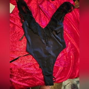 Widow Dolls Kill high cut bodysuit/bathing suit. Size Medium.